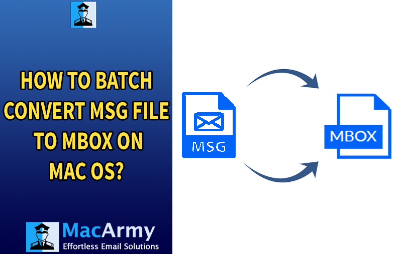 how to batch convert msg file to mbox on mac