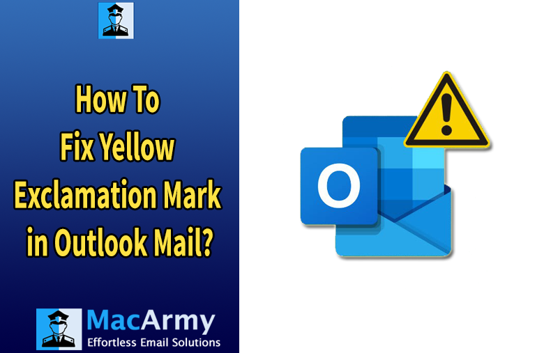 Fix Yellow Exclamation Mark in Outlook