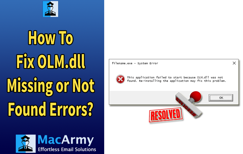 OLM.dll Not Found