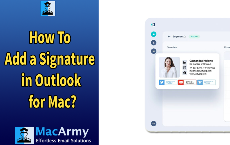 how to add signature in outlook mac