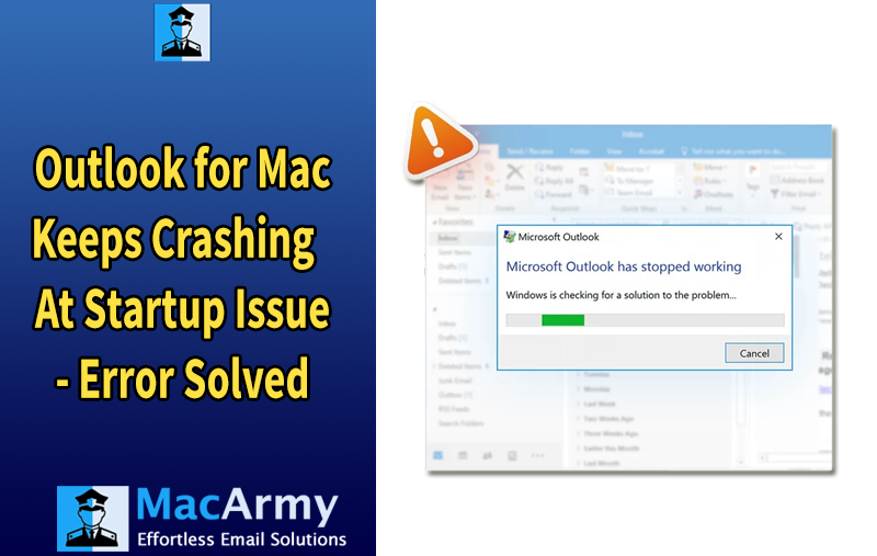 outlook 2011 for mac keeps crashing