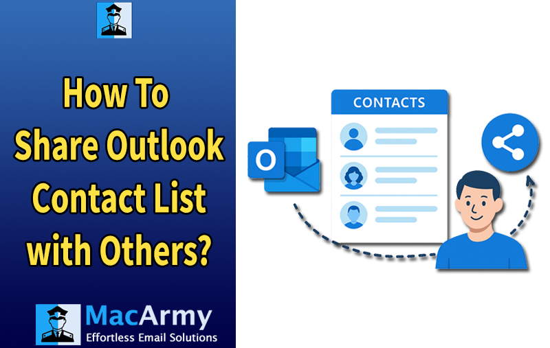 share outlook contact to another user