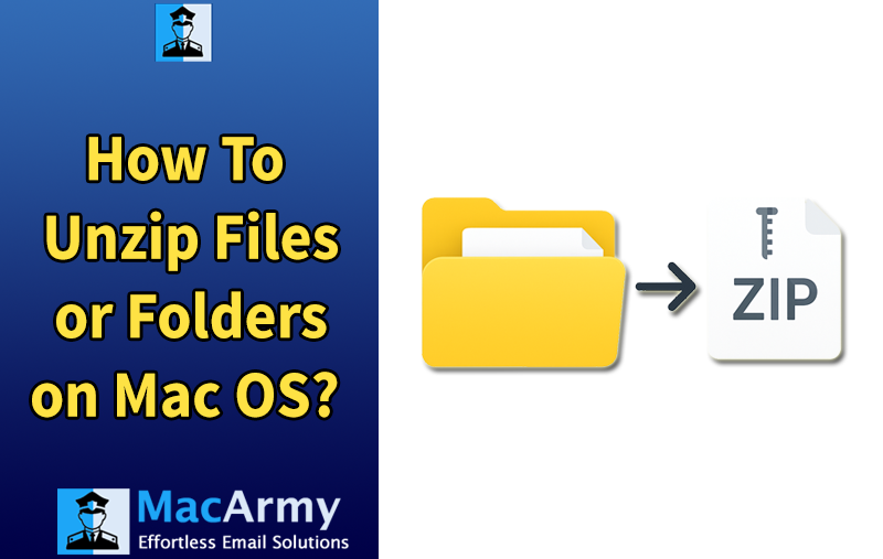 Unzip Files or Folders on macOS