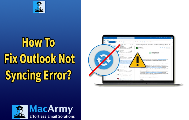 outlook emails not syncing